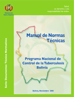 Manual Tuberculosis - Organización Panamericana de la Salud