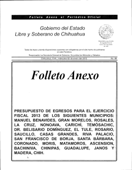 Folleto Anexo - H. Congreso del Estado de Chihuahua