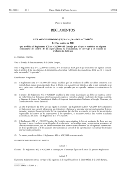 Reglamento (UE) nº 1382-2014