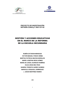 Gestión y acciones educativas - Secretaría de Educación Jalisco