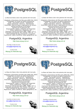PostgreSQL PostgreSQL PostgreSQL PostgreSQL