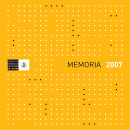 Memoria AEPD 2007 - Agencia Española de Protección de Datos