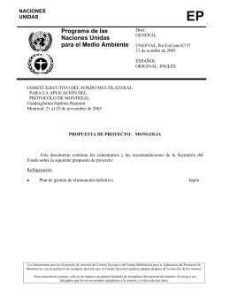 S4737 - Multilateral Fund for the Implementation of the Montreal