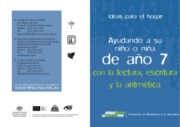 Year7 brochure (Spanish)