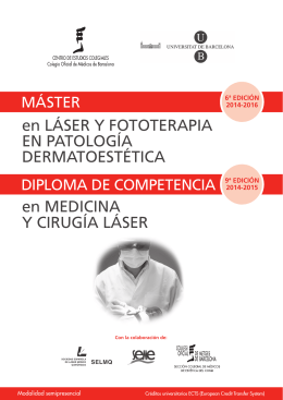 Descargar programa - Sociedad Española de Láser Médico