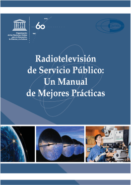 Radiotelevisión de servicio público: un manual - unesdoc