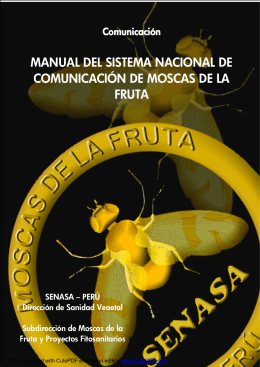 manual del sistema nacional de comunicación de moscas