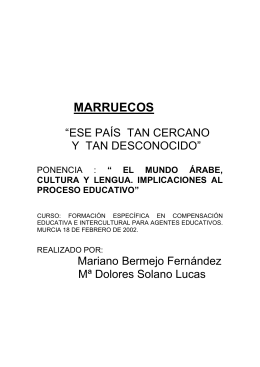 MARRUECOS - Educastur Hospedaje Web