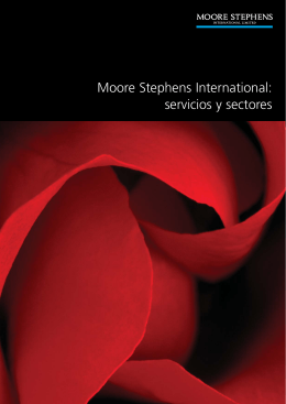 Servicios y Sectores - Moore Stephens