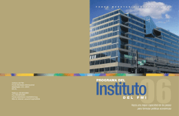 Programa del Instituto del FMI 2006