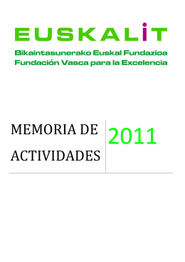 MEMORIA DE ACTIVIDADES