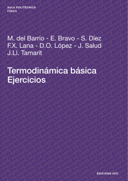Termodinámica básica Ejercicios - e-BUC
