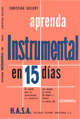 Aprenda Instrumental en 15 días - Christian Gellert