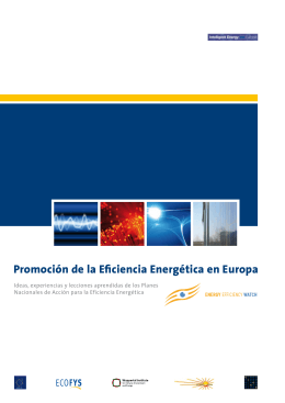 Promoción de la Eficiencia Energética en Europa
