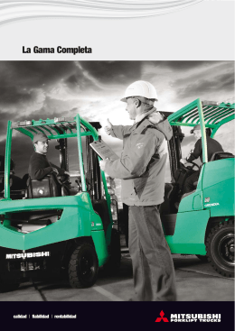La Gama Completa - Mitsubishi Forklift Trucks