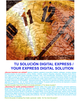 tu solución digital express / your express digital solution