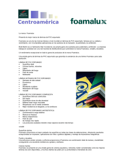 La marca Foamalux Presenta la mejor marca de láminas de PVC