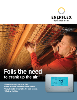 Enerflex Radiant Barrier Brochure