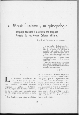 La Diócesis Cluniense y su Episcopologio