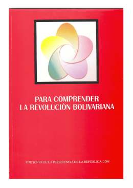 para comprender la Revolución Bolivariana