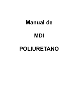 Manual de MDI POLIURETANO