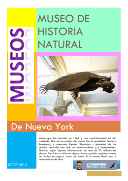 MUSEO DE HISTORIA NATURAL - misviajess