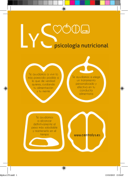 PDF - LYS. Psicología nutricional