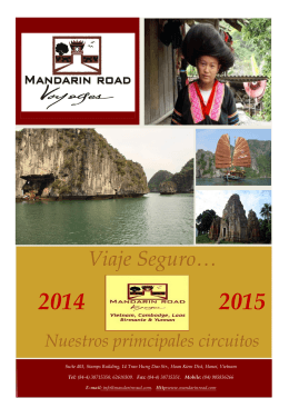 Descargar folleto completo pdf - Viajes Excursiones y Extensiones