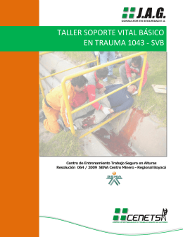 taller soporte vital básico en trauma 1043 - svb