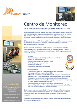 Folleto Centro de Monitoreo 101111 2013.