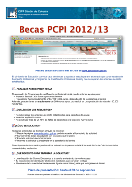 Folleto becas 2012-13 - Centro Integrado de Formación Profesional