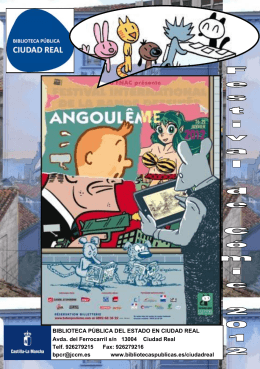 Descargar folleto Festival de Cómic de Angouleme 2012