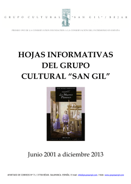 Hojas Informativas 2001-2013