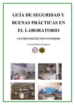 guía de seguridad y buenas prácticas en el laboratorio