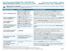 Los Fresnos Consolidated I.S.D.: State PPO Plan