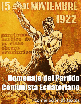 Aquí el Documento Completo - Partido Comunista Ecuatoriano