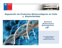 Dra. Fabiola Muñoz - Cámara de la Innovación Farmacéutica de Chile