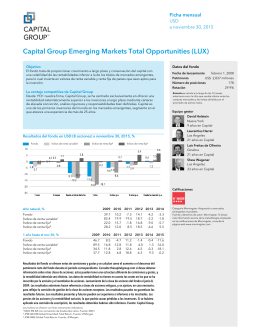 Capital Group Emerging Markets Total Opportunities (LUX)