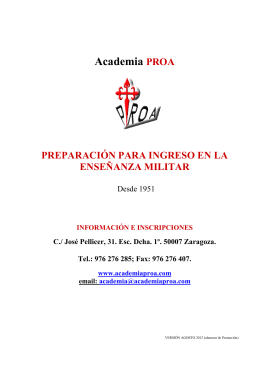 información - Academia Proa