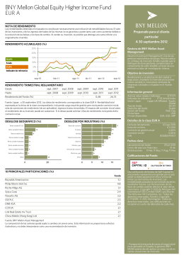 BNY Mellon Global Equity Higher Income Fund