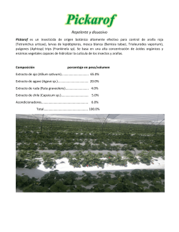 Repelente y disuasivo - Phytos Horticultura, SA de CV