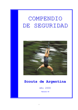 COMPENDIO DE SEGURIDAD - Grupo Scout San Patricio