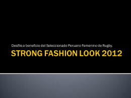 STRONG FASHION LOOK 2012