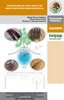 producción de forraje con veza comun - INIFAP Zacatecas