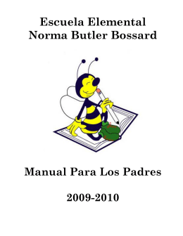 Operaciones escolares - Norma Butler Bossard Elementary School
