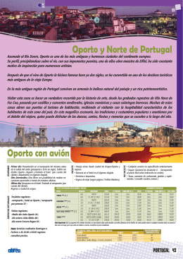 Oporto y Norte de Portugal Oporto con avión