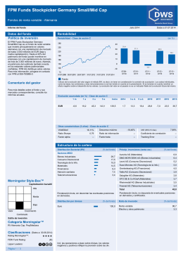 FPM Funds Stockpicker Germany Small/Mid Cap 31.07 - FPM-AG