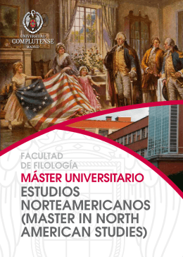 estudios norteamericanos - Universidad Complutense de Madrid