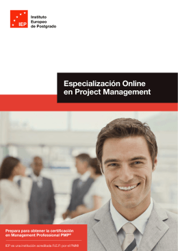 Especialización Online en Project Management
