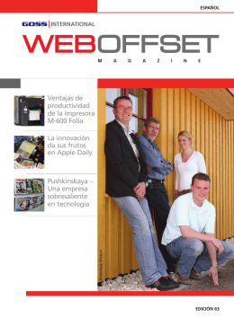 WEBOFFSET - Goss International